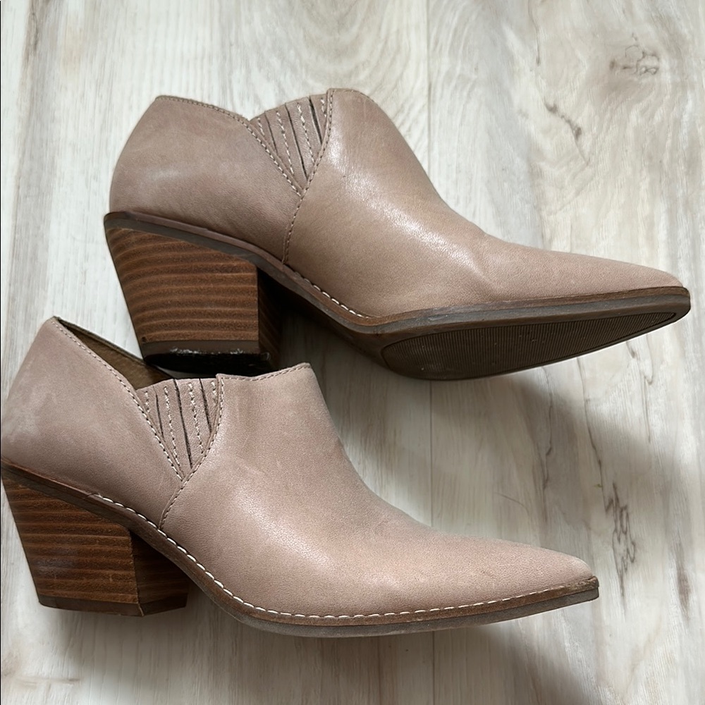 Lucky Brand Western Inspired Short Booties